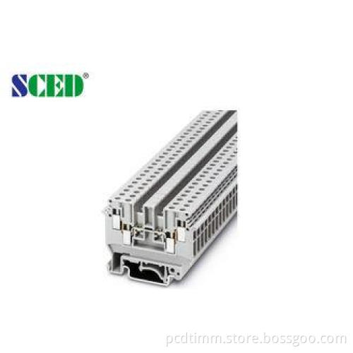 AWG 24 - 10 6.2mm Single Level Compact Din Rail Mount Termi